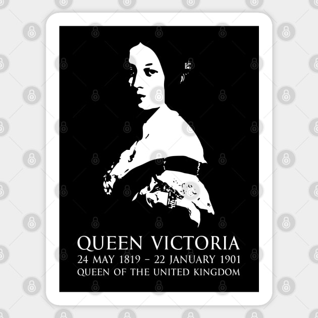 Queen Victoria Queen of the United Kingdom of Great Britain and Ireland FOGS People collection 32B - EN1 ***HM Queen Victoria reign almost 64 years! Her reign so long that the era was called Victorian era and it's soooo beautiful and elegance.*** Sticker by FOGSJ